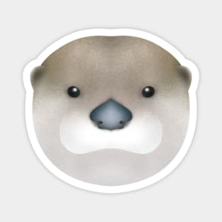 Otter Face 6 Magnet