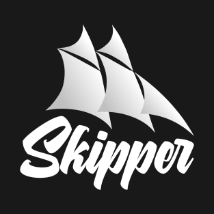 Skipper Sailing Ship Crew Traveler Groups Retro Partner Look T-Shirt