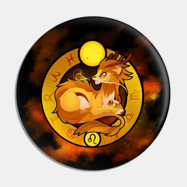 Zodiacal Dragons: Leo Pin by FennecSilvestre