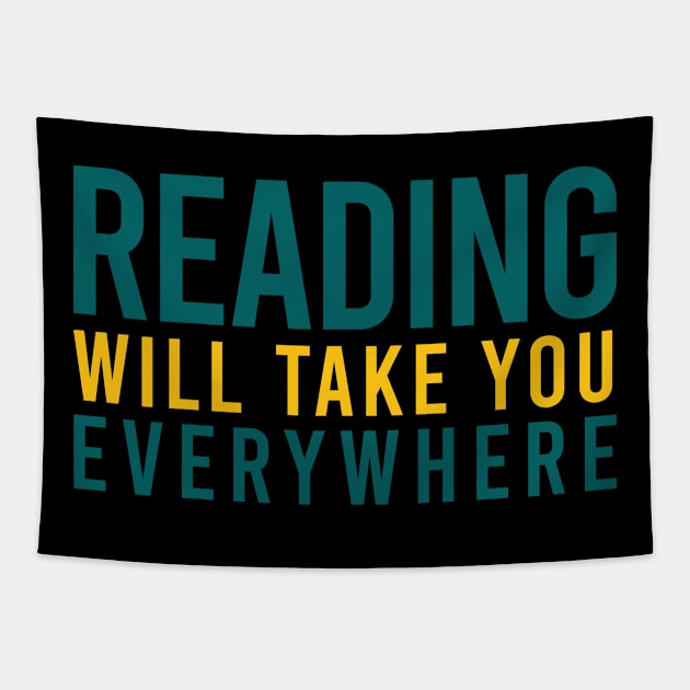 Reading will take you everwhere Tapestry by cypryanus