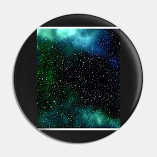 Blue Nebula Pin