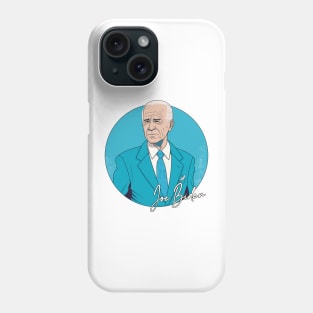 Joe Biden / Retro Style Illustration Design Phone Case