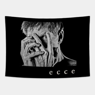 "Ecce" Open Your Eyes! Horror Icon Bill Oberst Jr. Licensed Merch: Social Awareness/Empathy Tapestry