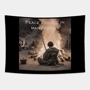 Peace arrives in many forms Tapestry