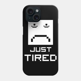 pixel face is just tired Phone Case