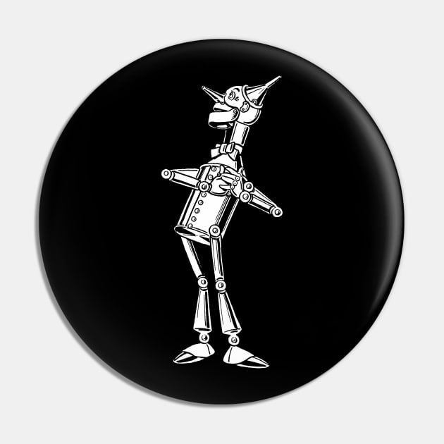 The Tin Woodman (Reverse) Pin by Quick Nick Pics