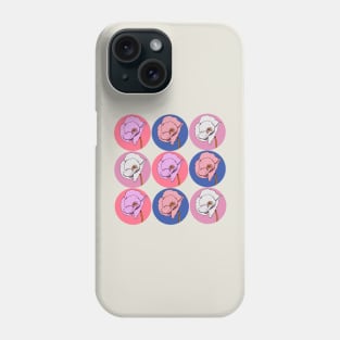Poppy Pop Art Pattern in Pink & Purple Phone Case