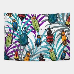 Tropical bugs in the jungle Tapestry