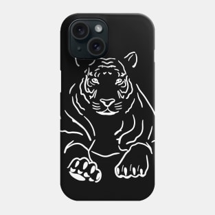 White Tiger Phone Case