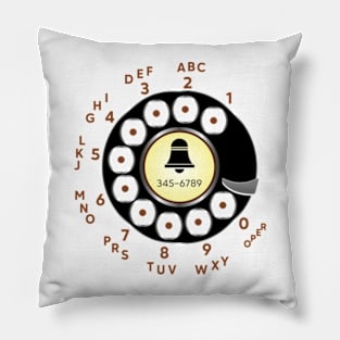 Retro Rotary Dial Pillow