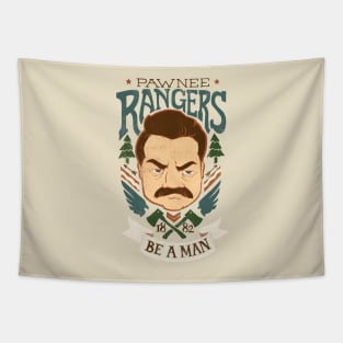 Pawnee Rangers Tapestry