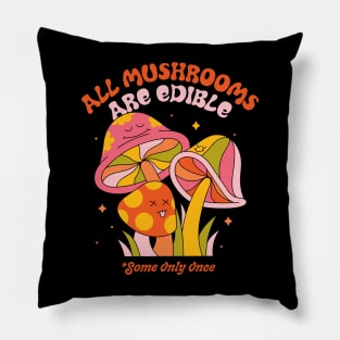 Edible Mushrooms Pillow