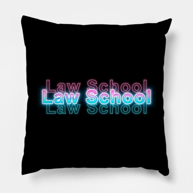 Law School Pillow by Sanzida Design