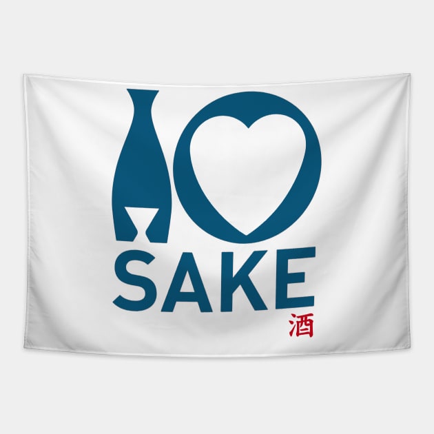 I love SAKE Tapestry by thehollowpoint