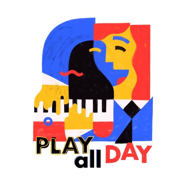 Play All Day by Ayelet Raziel Art