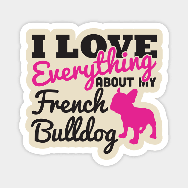 French Bulldog Magnet by nektarinchen