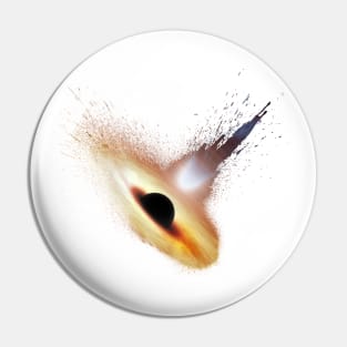 Splash Black Hole Pin