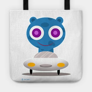 Blue Driving His Car Tote