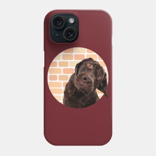 Dog in the window Phone Case