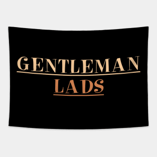 Gentleman lads 80s retro aesthetic Tapestry