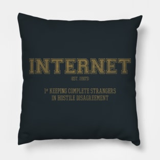 Internet est. 1990's Pillow