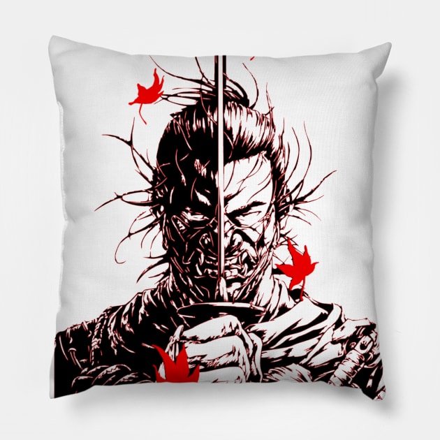 Jin Sakai Ghost of Tsushima Pillow by OtakuPapercraft