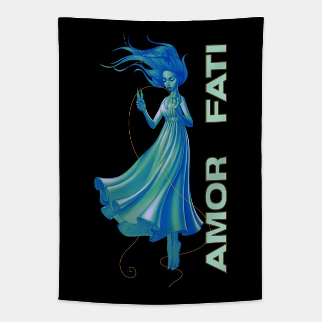 Amor Fati V2 Tapestry by JohnParkArt