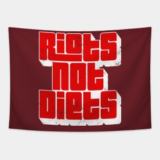 Riots Not Diets // Feminist Typographic Design Tapestry