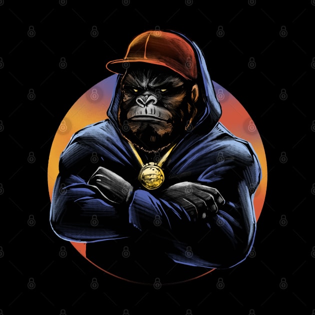 HIP HOP MONKEY by madeinchorley