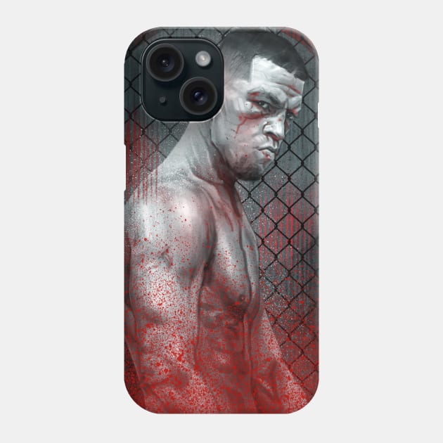 Nate Diaz Phone Case by AndreKoeks