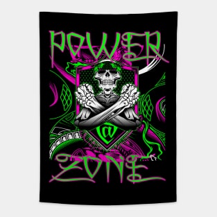 Power Zone Fighting Club Tapestry