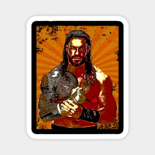 Roman Reigns // Retro Comics Style Magnet