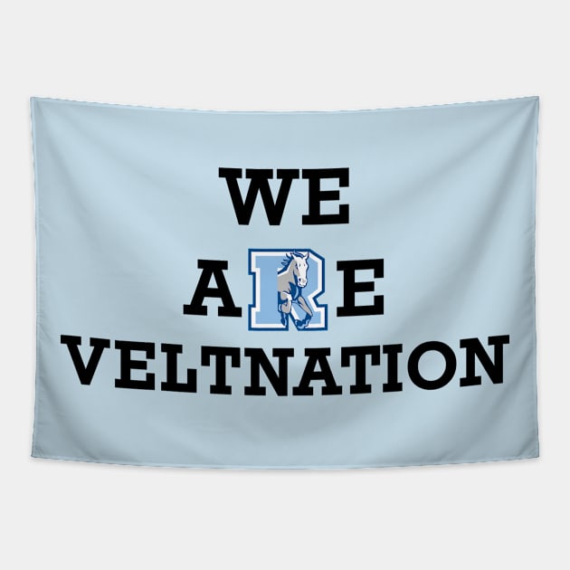 We are VeltNation - black lettering Tapestry by VeltNation