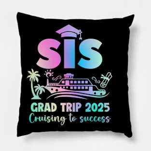 Graduation Cruise Crew Class of 2025 Senior Graduation Cruise Gift For Women mother day Pillow