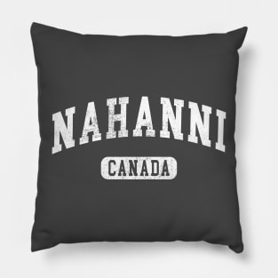 Nahanni national park vintage Pillow