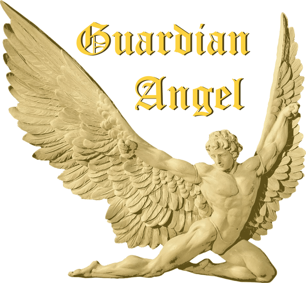 Guardian Angel Kids T-Shirt by Vick Debergh