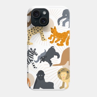 Colorful Animal Print Phone Case