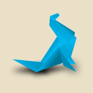 Origami Sea Lion T-Shirt T-Shirt