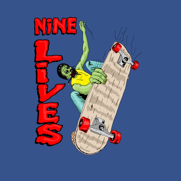 nine lives skate by Johanmalm