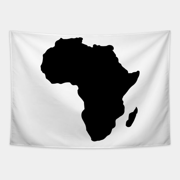 Map of Africa Tapestry by sweetsixty