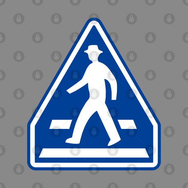 Japanese Pedestrian Crossing Sign by MrK Shirts