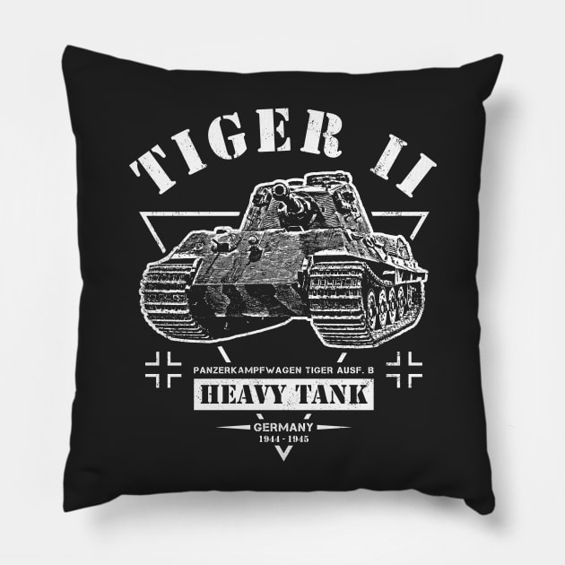 Panzerkampfwagen Tiger Ausf. B Pillow by Military Style Designs