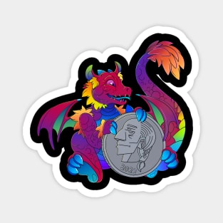 Gay Pride Pocket Dragon Magnet