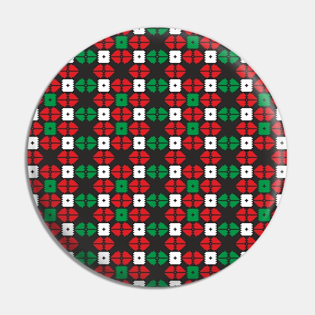 Christmas colorful pattern Pin by ilhnklv