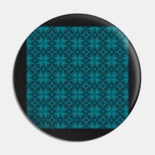 Tile Pattern, Ornate Check Print Pin