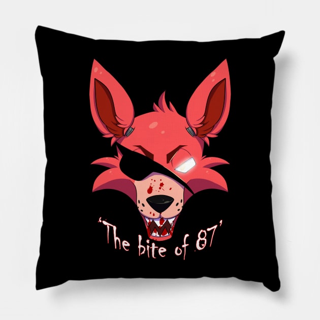 'The bite of 87' Pillow by Emptycreature