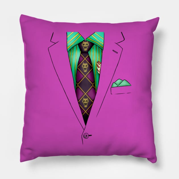 Kira Yoshikage Suit Pillow by SonicLuxHedgeman