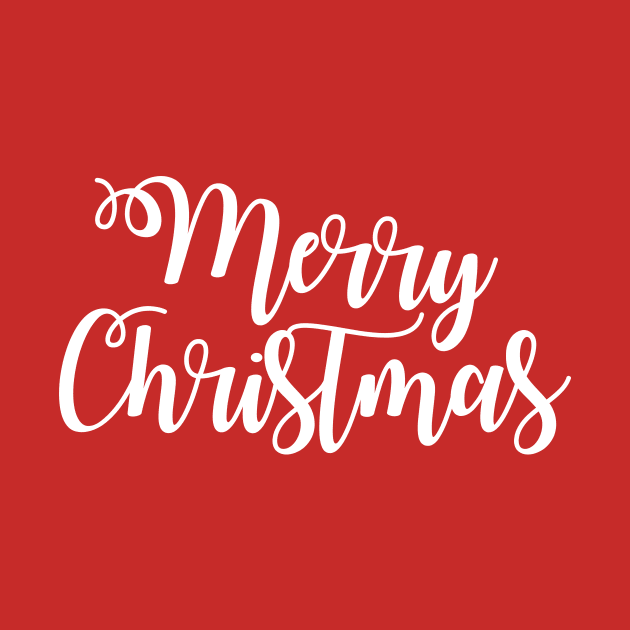 Merry Christmas Holiday calligraphy by emilystp23