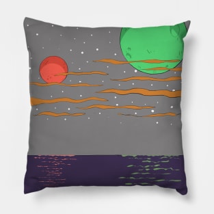 Extraterrestrial Horizon Pillow