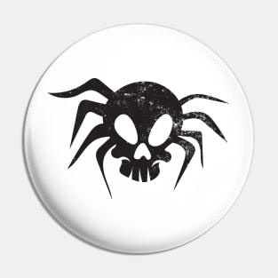 Skull Spider Legs Pin